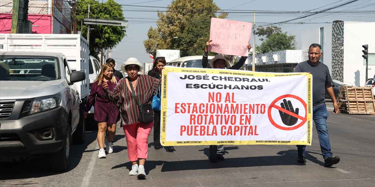 Nuevo bloqueo de vialidades en la capital contra Parquímetros