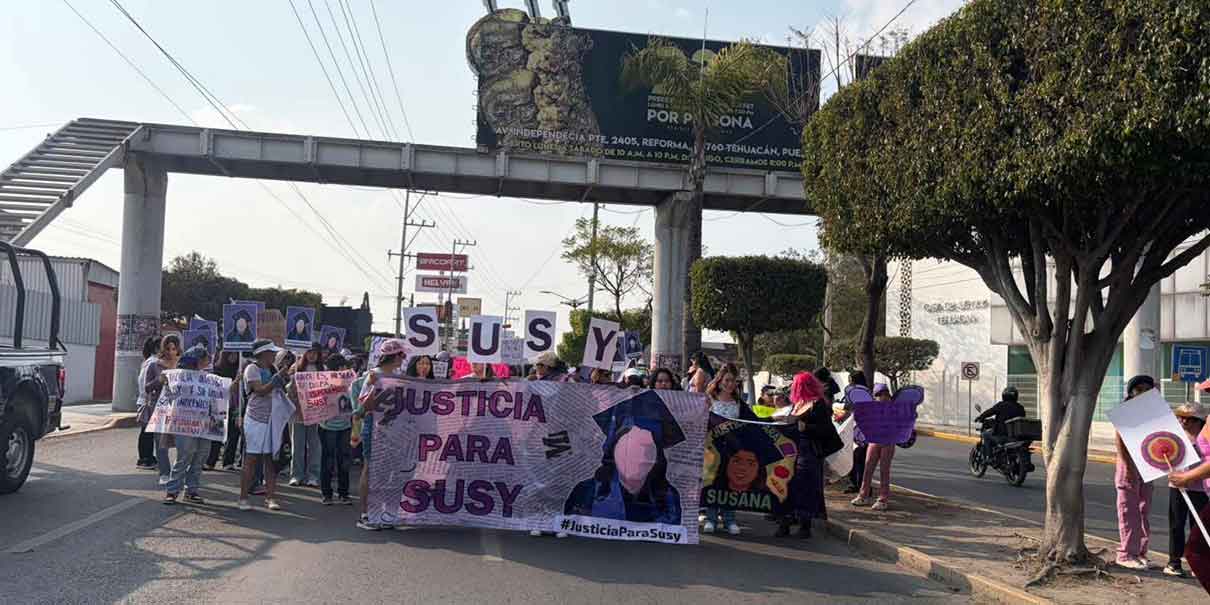 Marcha en Tehuacán
