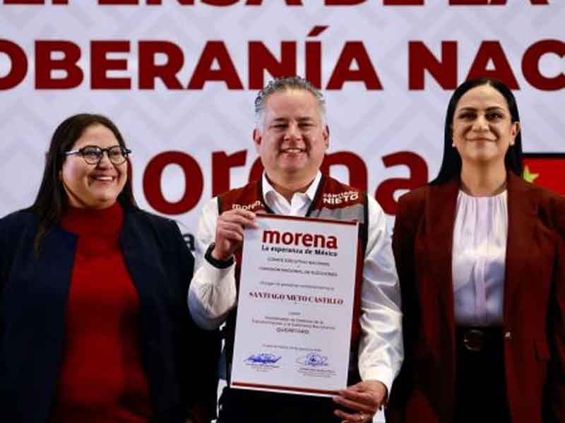 Santiago Nieto toma posición en un bastión opositor.