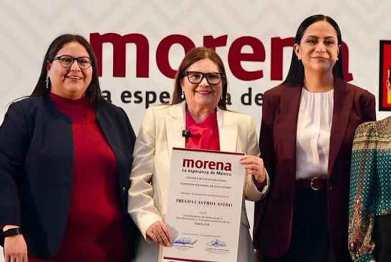 Imelda Castro queda al frente de Morena en Sinaloa