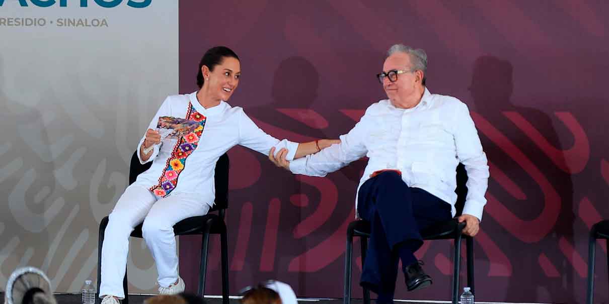Claudia Sheinbaum con Rubén Rocha