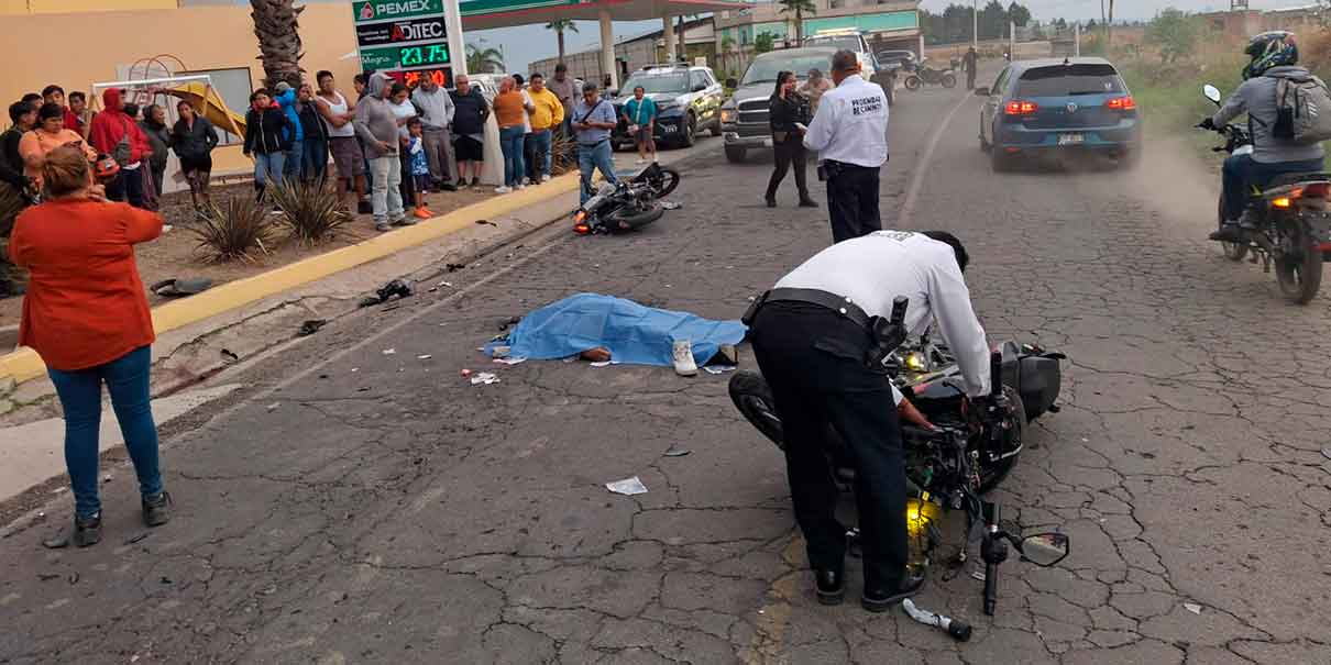 Motociclistas muertos