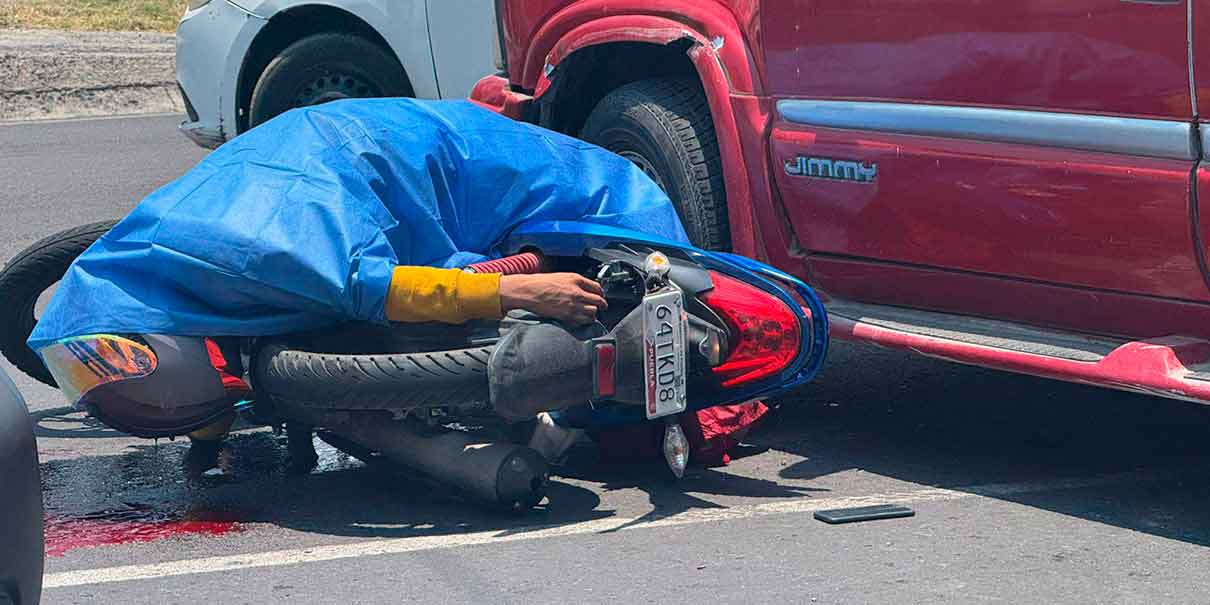 Accidente de motociclista