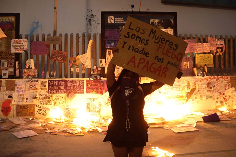 Movilizaciones del 8M en Puebla cierran con saldo blanco