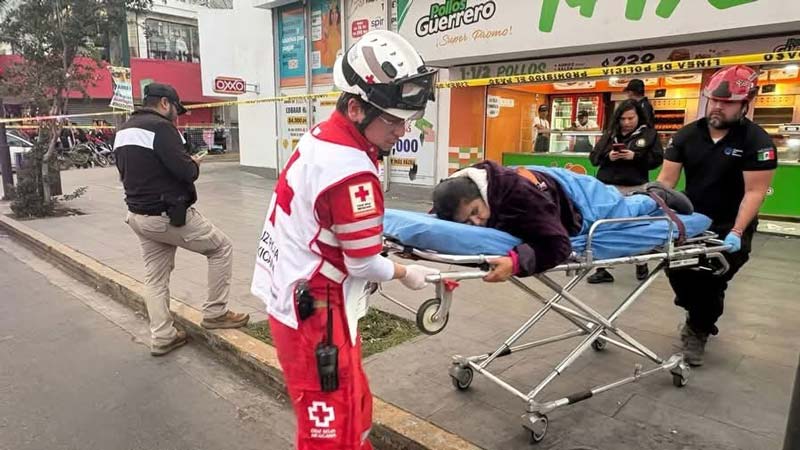 Balacera en el centro de Monterrey deja siete heridos por fuego cruzado