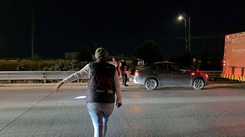 No eran ponchallantas, eran residuos metálicos regados en Periférico: Seguridad Pública