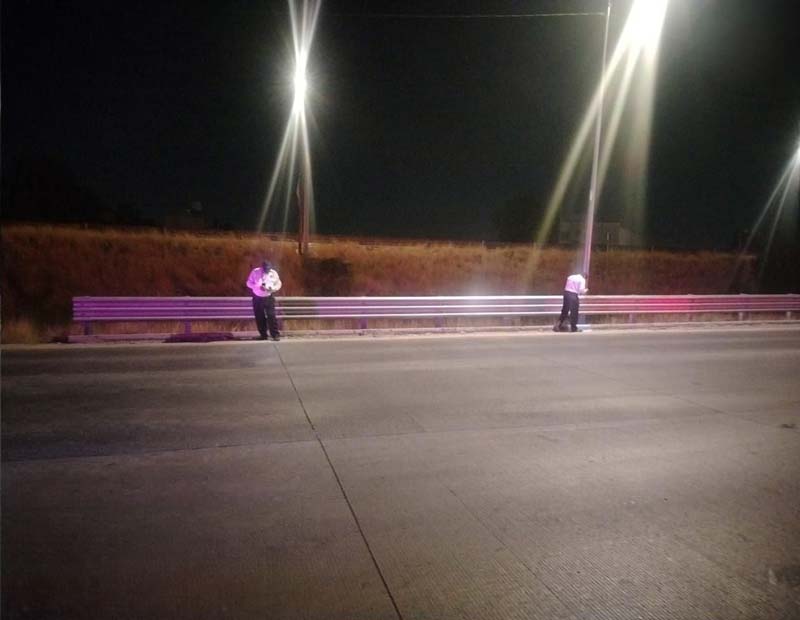 No eran ponchallantas, eran residuos metálicos regados en Periférico: Seguridad Pública