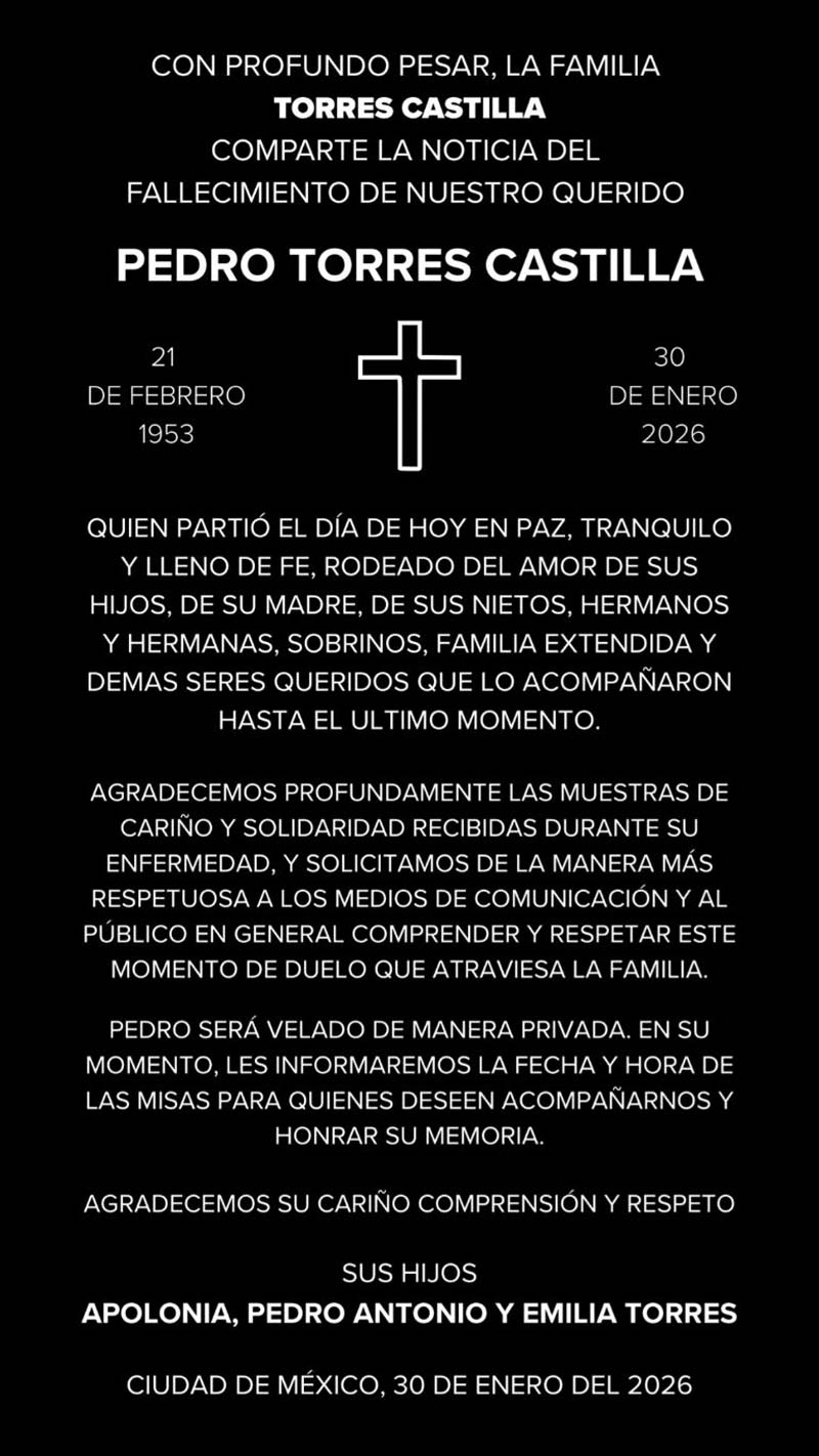Pedro Torres, creador de Big Brother y pionero de la televisión, muere a los 72 años