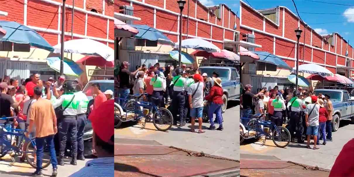 Riña en Mercado de Izúcar