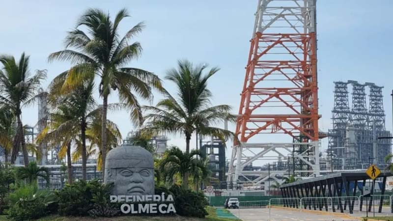 Pemex confirma nueva fuga e incendio en la refinería Olmeca de Tabasco