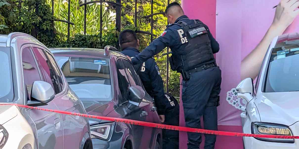 Muere policía auxiliar frente a comercio