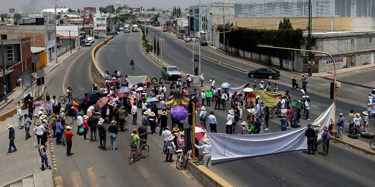 Protestas en Atlixco