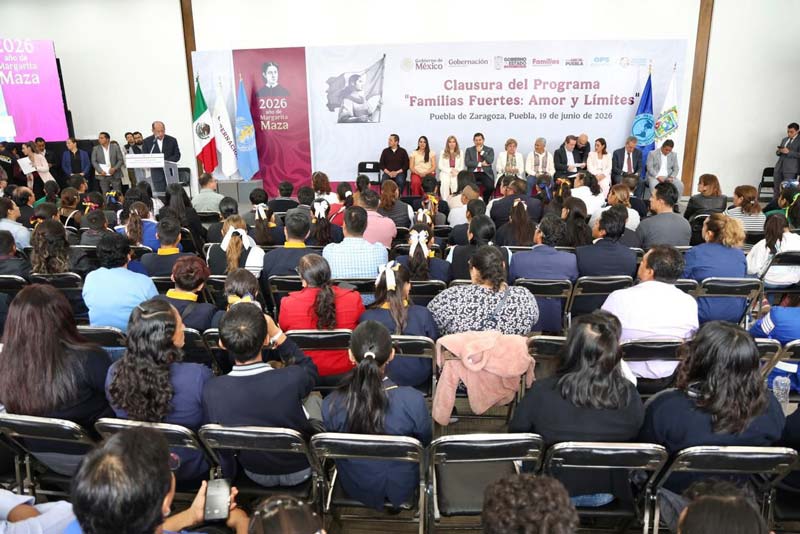 Puebla, ejemplo internacional en prevención social con Familias Fuertes: OPS