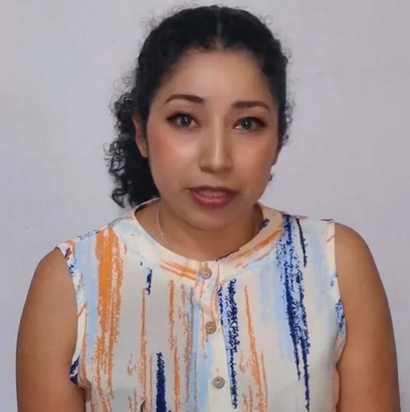 Maricruz Bello Nacer rechazó los señalamientos sobre supuestos nexos con “Los Rojos”.