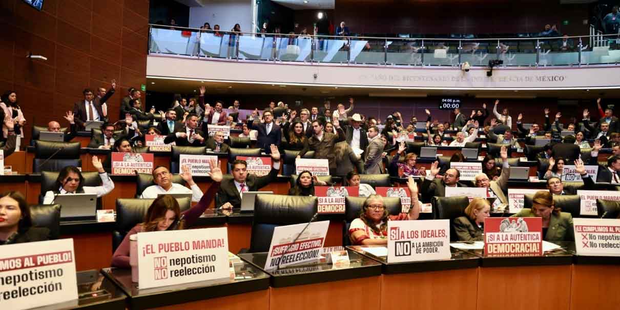 Aprueban reforma contra nepotismo y reelección; falta aprobación de los estados