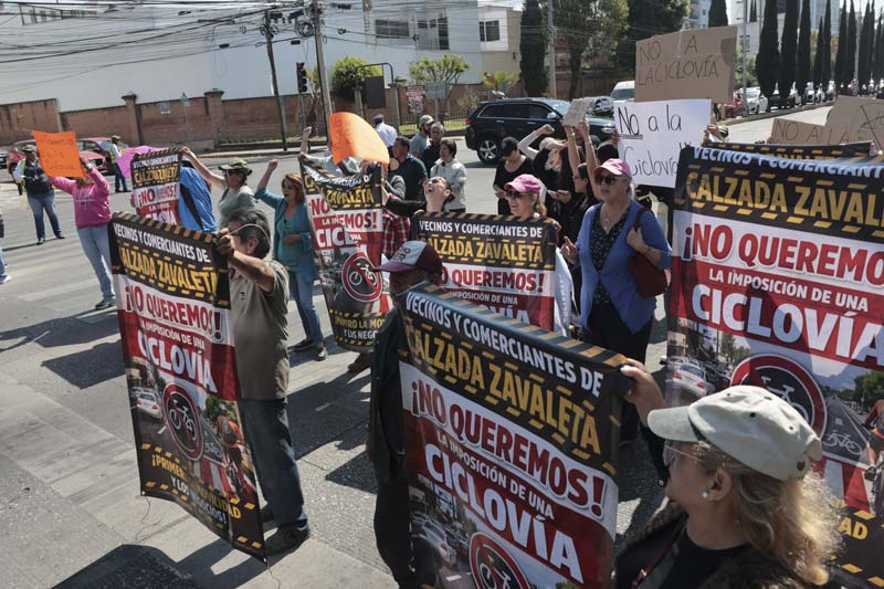 Sí o si la ciclovía en la zona de Zavaleta, las protestas no la frenarán