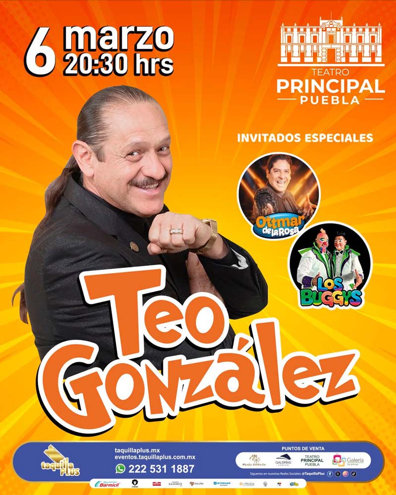 Teo González regresa a Puebla con su show “El comediante de la cola de caballo”