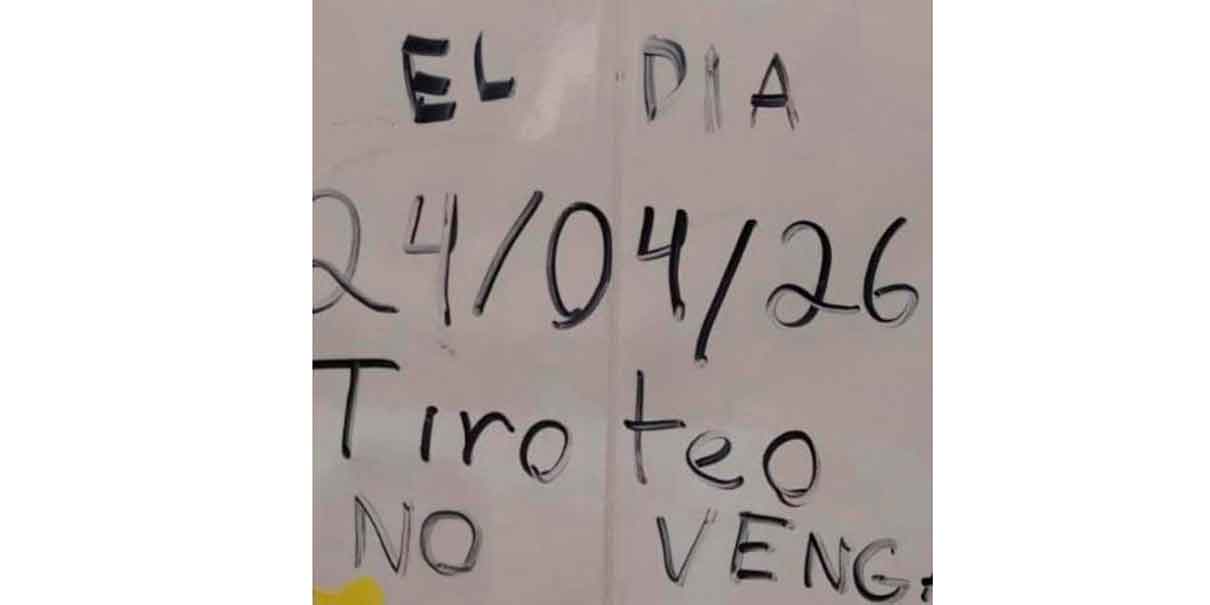Tiroteo mañana