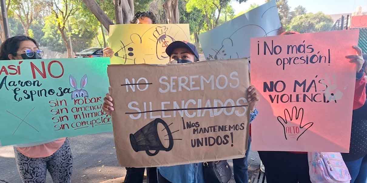 Trabajadores protestan 