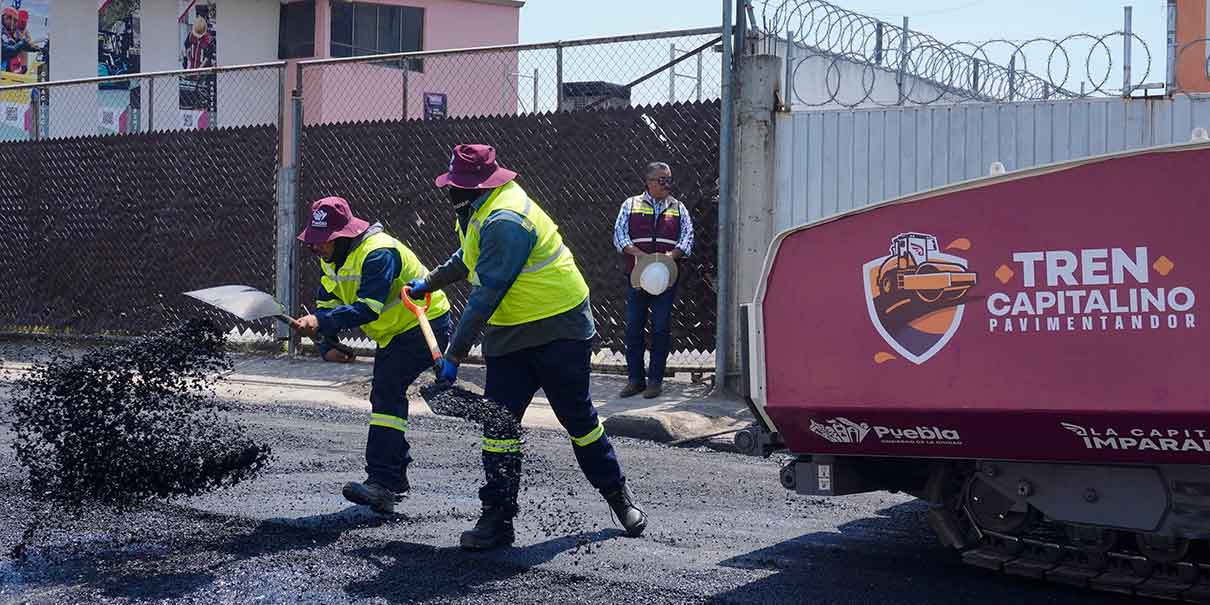 Tren de pavimentación