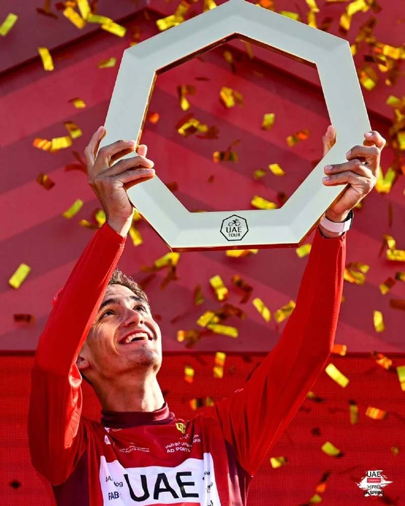 Triunfo histórico: Isaac del Toro se corona en el UAE Tour y hace historia para México