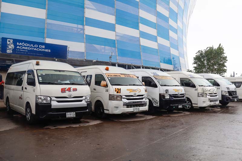 Tuvieron tiempo para acudir a la revista vehicular, habrá orden, chantajes no, dijo Armenta a transportistas2.jpg