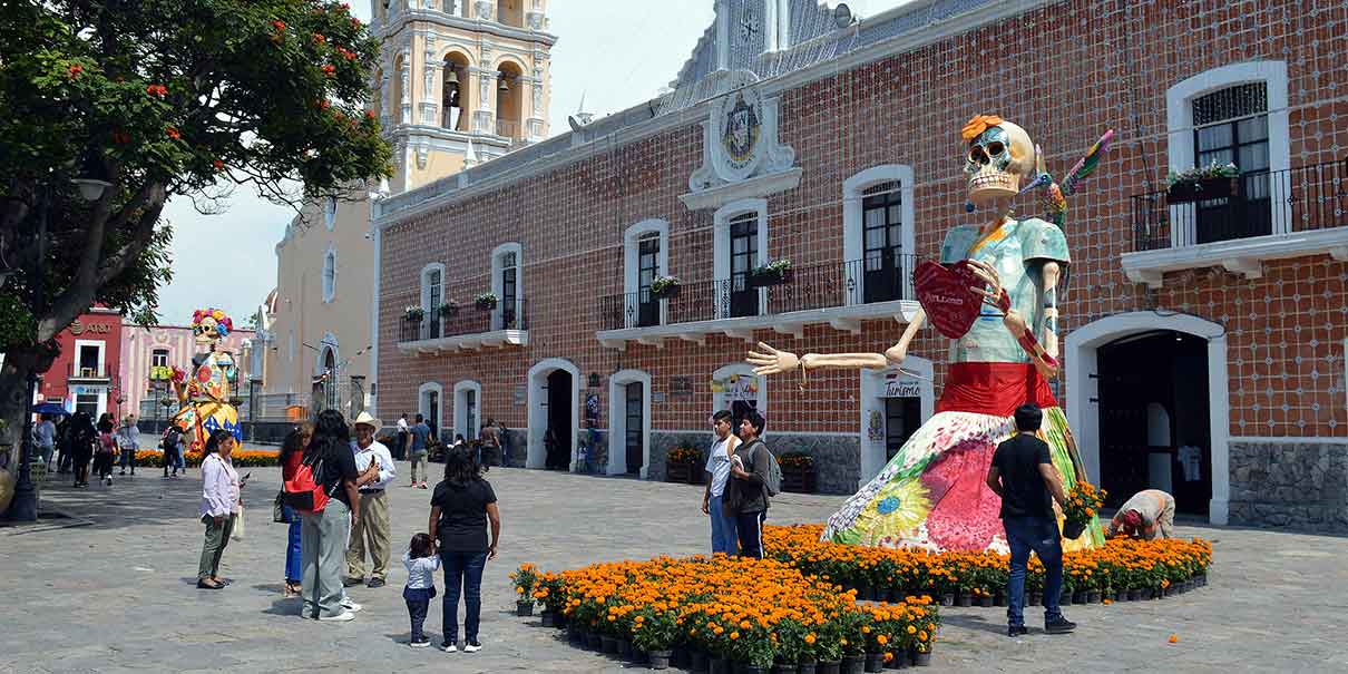 Valle de catrinas en Atlixco