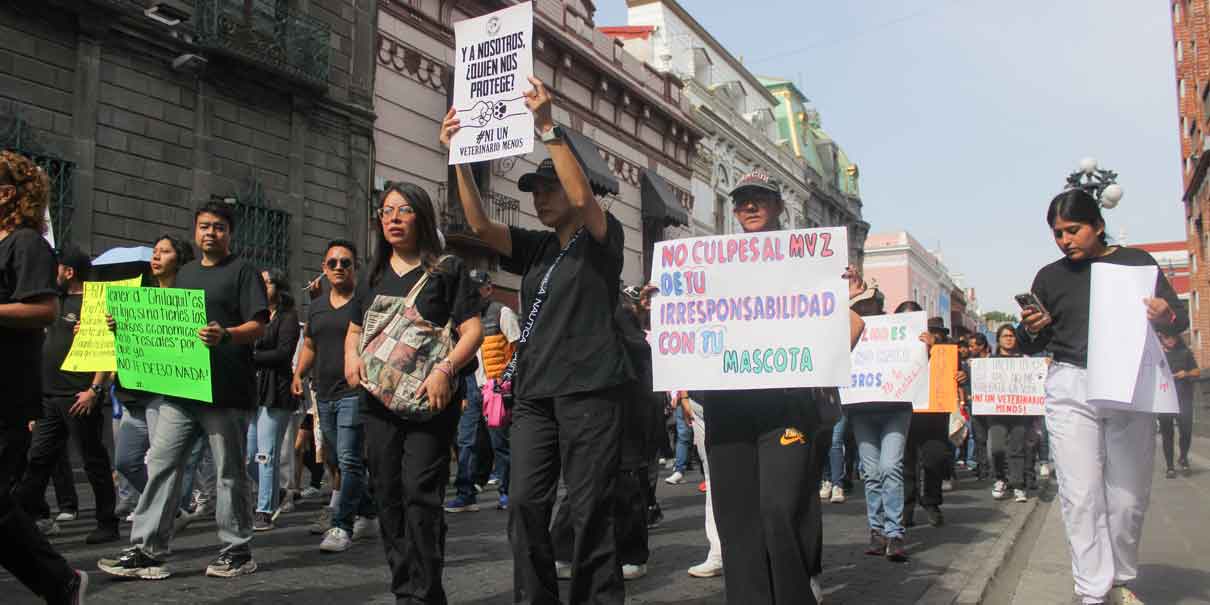 Veterinarios poblanos se sumaron a petición de seguridad