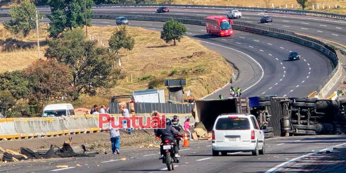 volcadura de tráiler