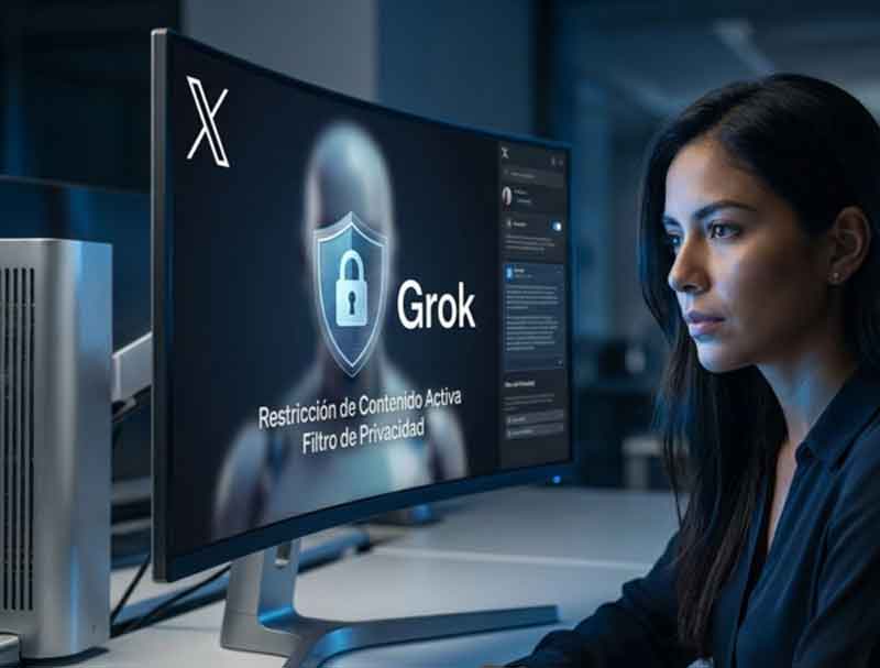 X endurece reglas de Grok tras denuncias por imágenes sexuales falsas
