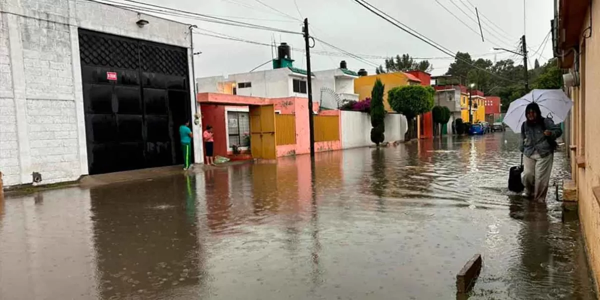 Sistema pluvial de Puebla capital es insuficiente para evitar inundaciones