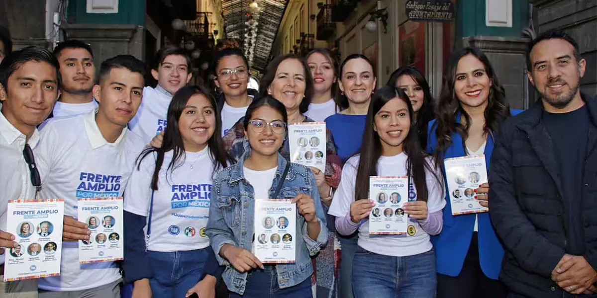 Superó la meta de firmas de apoyo captadas el Frente Amplio Por México en Puebla