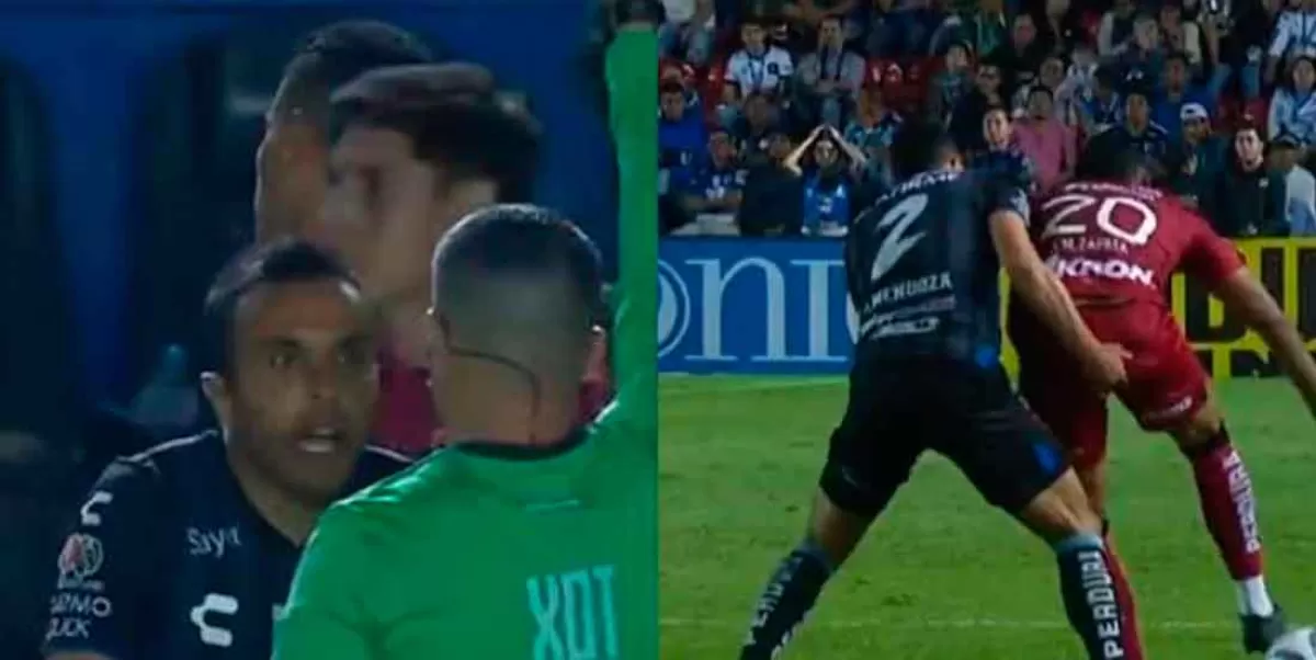 ¿Por qué fue expulsado el jugador de Querétaro, Omar Mendoza?