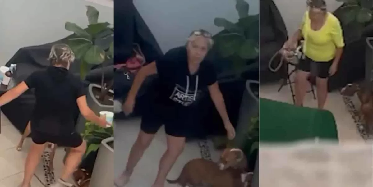 Denuncian en redes sociales a mujer que fue captada pateando perros en la alcaldía Benito Juárez, CDMX 