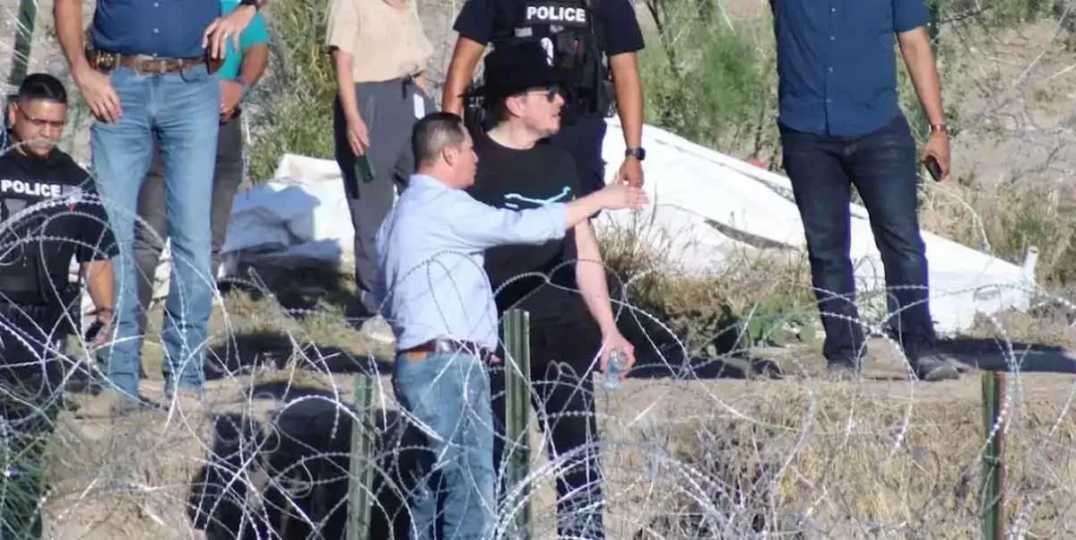 Llama Elon Musk a resolver crisis migratoria al visitar frontera entre México y EU; fue a través de transmisión en vivo