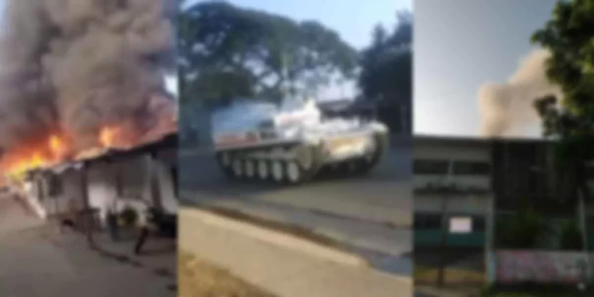 VIDEOS. En Colombia, carro bomba destruye estación de Policía; hay dos muertos
