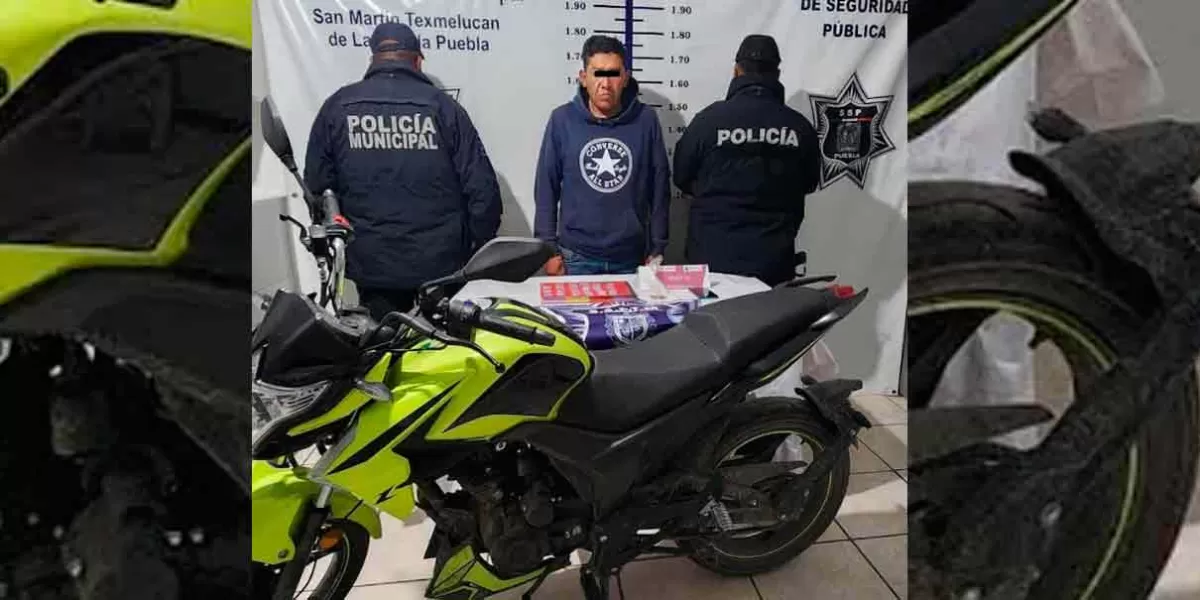 Atraparon a "El Güino" narco y asaltante en la zona de Moyotzingo