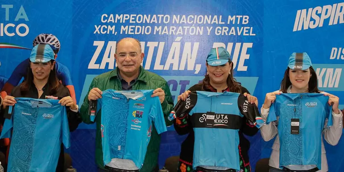 Anuncia Zacatlán Campeonato Nacional MTB XCM Medio Maratón y Gravel