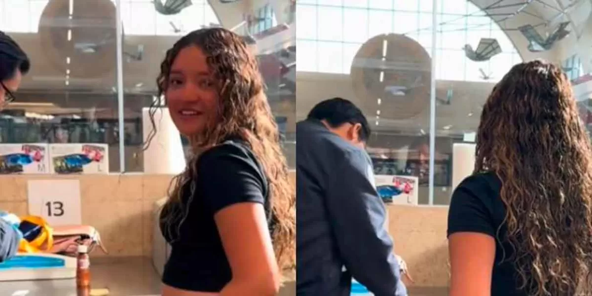 VIDEO. Mexicana es “detenida” en aeropuerto; llevaba bote de Tajín