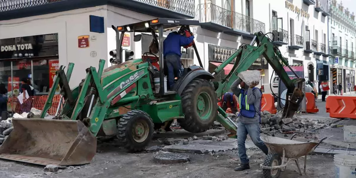 Obras del centro no causaron daño patrimonial, atajó el Ayuntamiento de Puebla