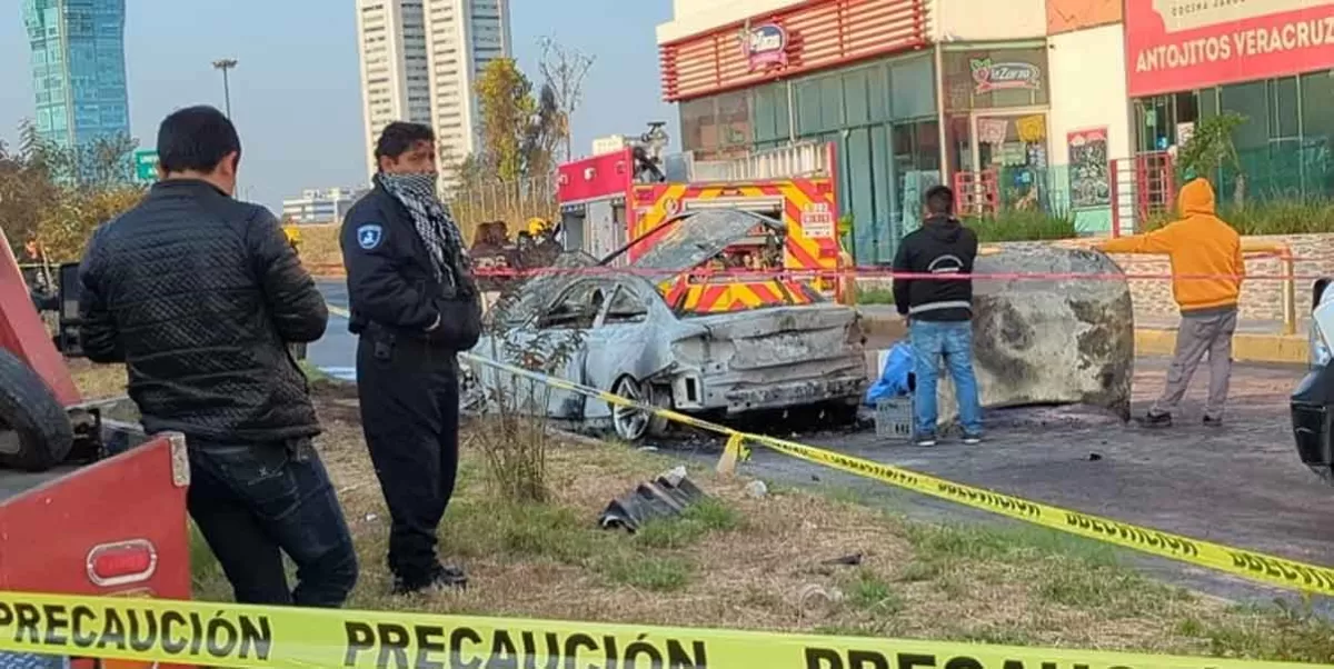 VIDEO: Así huyó Iván "N" tras chocar su BMW y dejar a sus 3 acompañantes calcinándose en Puebla