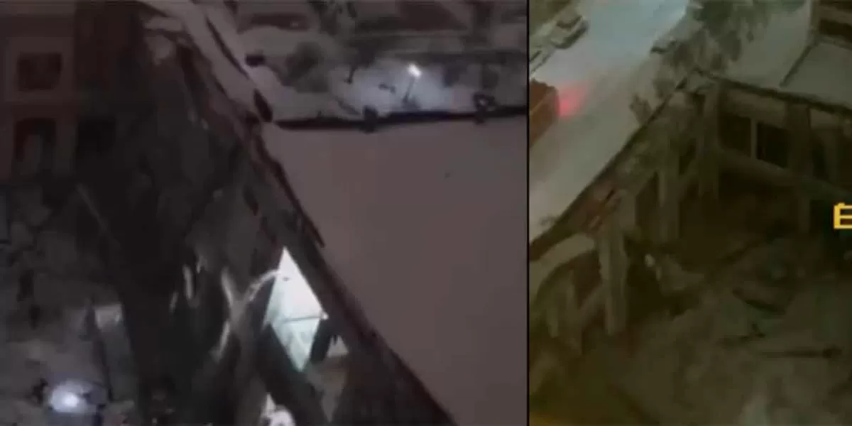 VIDEO. Muer3n tres jóvenes aplastad0s por techo de gimnasio en China