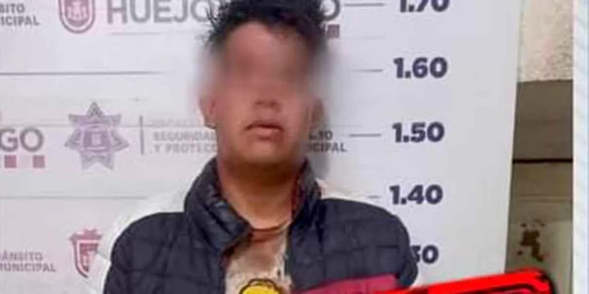 Tras robar una moto, sujetos es detenido en Huejotzingo