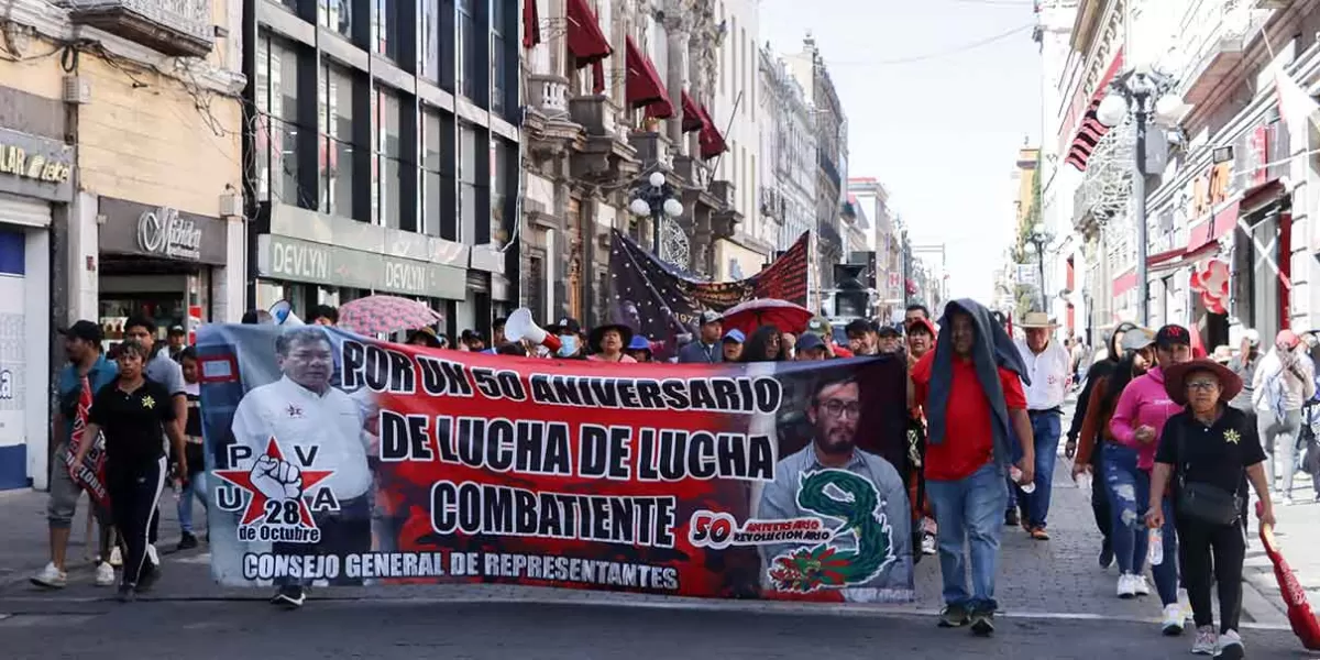 Más de 4 mil trabajadores de la CSR exigen reforzar seguridad en el marco de la Revolución Mexicana