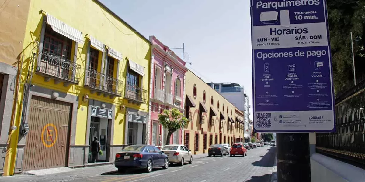 Puebla capital reanudará el cobro de Parquímetros a partir del 1 de diciembre