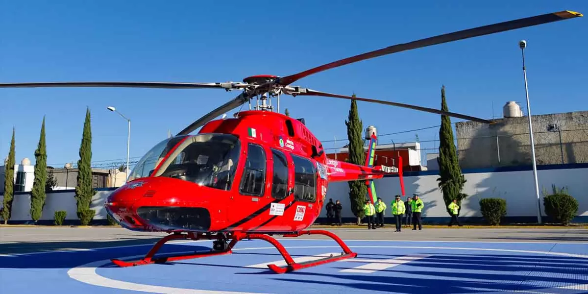 El helicóptero “Arcángel” reforzará la seguridad en Puebla capital