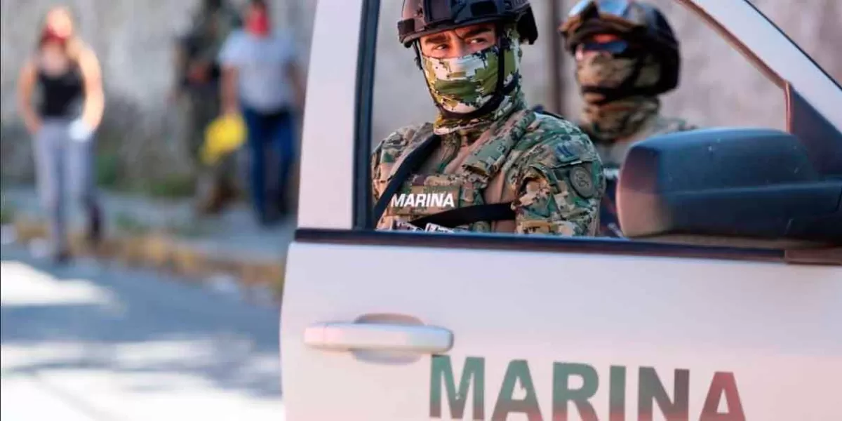 La Marina Armada detuvo a banda criminal en Sanctorum, Cuautlancingo