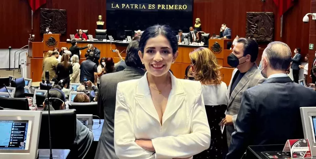 La senadora Claudia Balderas se une a la bancada del PRI; rompió relación con MORENA