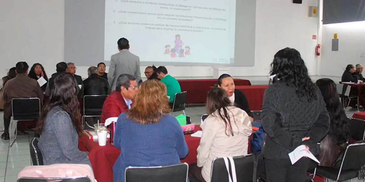 SEP dará taller a docentes para la sana convivencia en escuelas poblanas