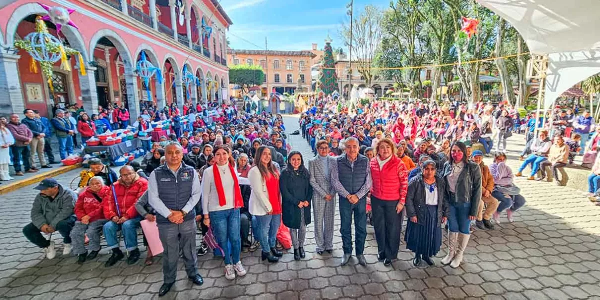 Entrega de Canastas para Cenas Navideñas benefició a 500 familias de Huauchinango